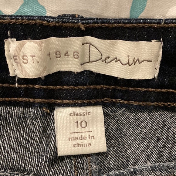 EST. 1948 Denim Women Dark Blue Jean pants 
Classes Size 10 - Picture 3 of 5